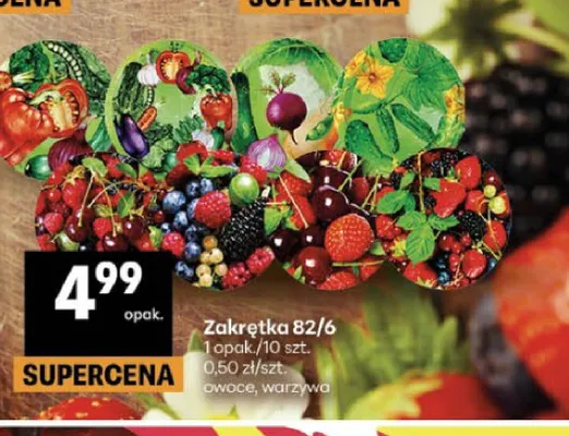 Zakrętka 82/6 owoce warzywa promocja w Delikatesy Centrum