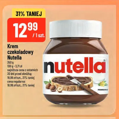 Krem czekoladowy Nutella promocja w POLOmarket