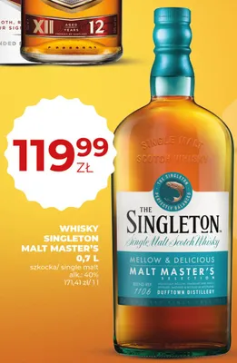 Whisky Singleton Malt Master's promocja w Duży Ben
