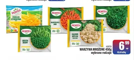 Warzywa mrożone Hortex promocja w Tomi Markt