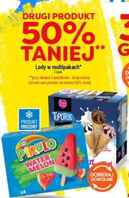 Lody w multipakach promocja w POLOmarket