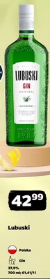 Gin Lubuski Original 37,5% promocja w Netto