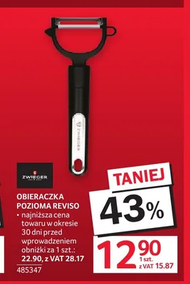 Obieraczka pozioma Reviso Zwieger promocja w Selgros