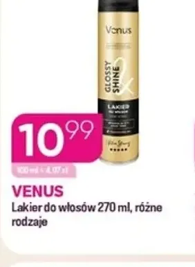 Lakier do włosów Venus promocja w Drogerie Koliber