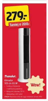 Klimator Anslut 105 cm 65W promocja w Jula