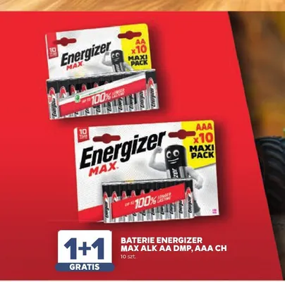 Baterie Energizer Max Alk AAA CH 10-pak promocja w Stokrotka