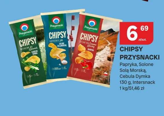Chipsy Przysnacki Cebula Dymka promocja w Chorten