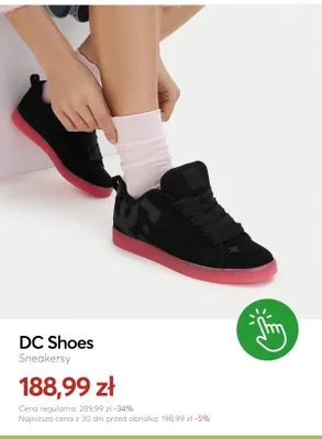 Sneakersy DC Shoes promocja w eobuwie.pl
