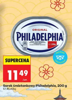 Serek śmietankowy Philadelphia Original promocja w Biedronka