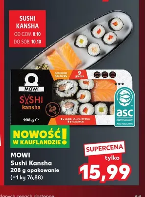 Sushi Kansha Mowi promocja w Kaufland