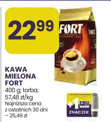 Kawa mielona Fort promocja w Stokrotka