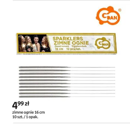 Zimne ognie GoDan 10-pak 16 cm promocja w Empik