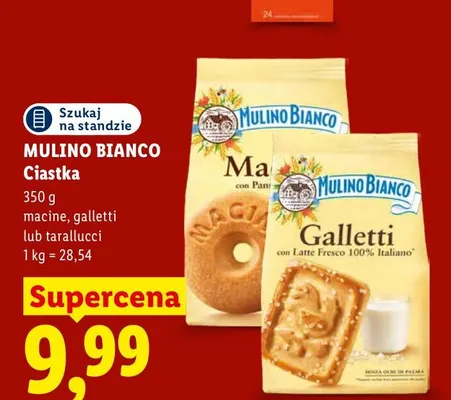 Ciastka Tarallucci Mulino Bianco promocja w Lidl