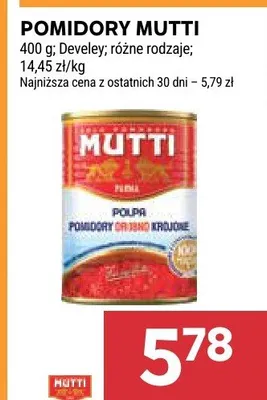 Pomidory krojone promocja w Stokrotka