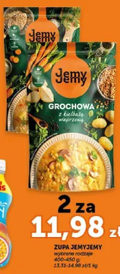 Zupa grochowa z kiełbasą wieprzową Jemy Jemy promocja w Euro Sklep