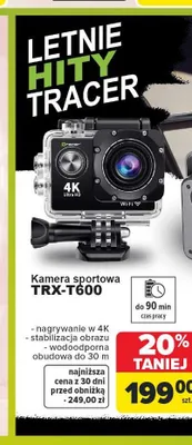 Kamera sportowa Tracer TRX-T600 promocja w Carrefour