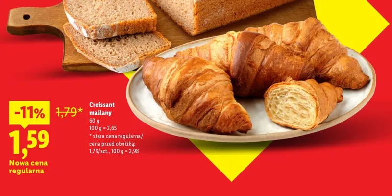 Croissant maślany promocja w Lidl