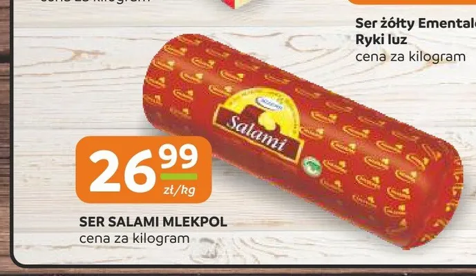Ser Salami Mlekpol promocja w Społem Częstochowa