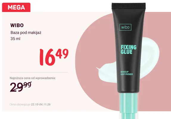 Baza pod makijaż Wibo promocja w Rossmann
