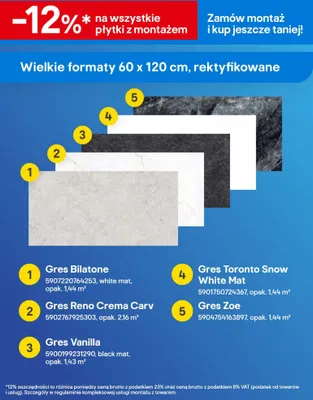 Gres Reno Crema Carv promocja w Castorama