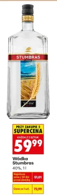 Wódka Stumbras promocja w Biedronka
