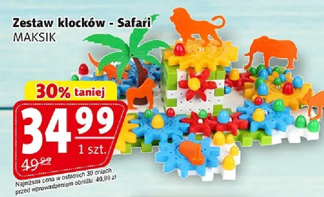 Zestaw klocków - Safari promocja w Prim Market
