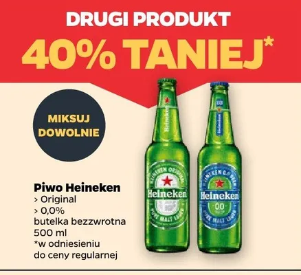 Piwo Heineken 0,0% promocja w Netto
