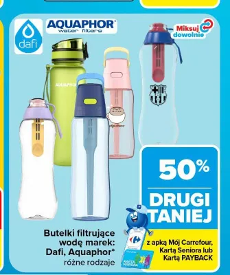 Butelka filtrująca wodę Dafi promocja w Carrefour Market