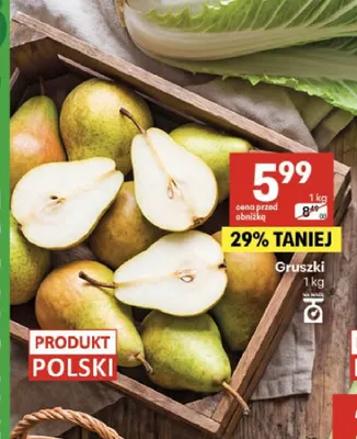 Gruszki polskie promocja w Delikatesy Centrum