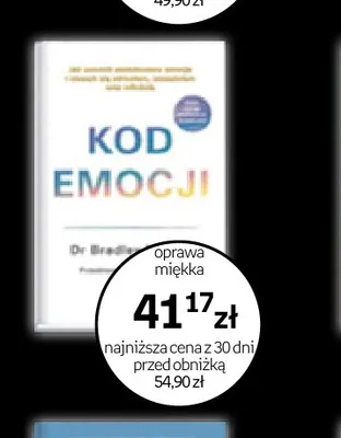Książka Kod emocji oprawa miękka promocja w Empik