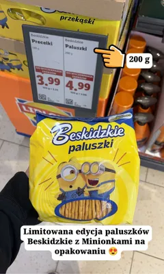 Paluszki Beskidzkie Minionki promocja w Lidl