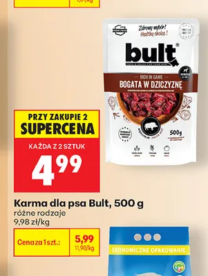 Karma dla psa Bult promocja w Biedronka