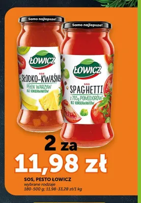 Sos, pesto Łowicz promocja w ABC