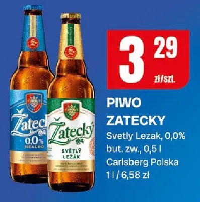 Piwo żatecky svetly lezak, 0,0% promocja w Chorten