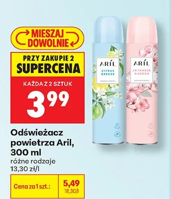 Odświeżacz powietrza Aril Japanese Garden promocja w Biedronka