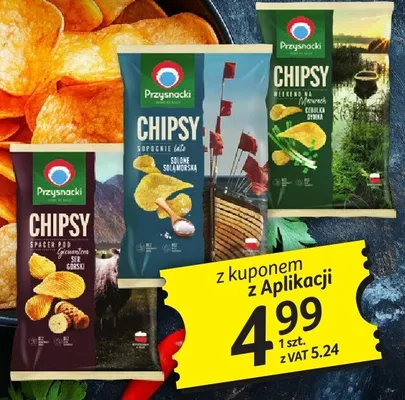 Chipsy Przysnacki 130g wybrane rodzaje promocja w Selgros