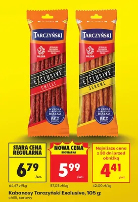 Kabanosy Exclusive chilli promocja w Biedronka