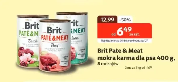 Pate & Meat mokra karma dla psa 400g promocja w KAKADU