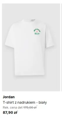 T-shirt z nadrukiem Jordan biały promocja w Lounge by Zalando