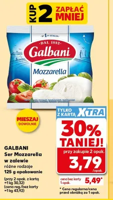 Ser Mozzarella w zalewie Galbani promocja w Kaufland