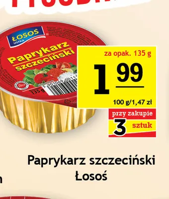 Paprykarz szczeciński Łosoś promocja w Gram Market