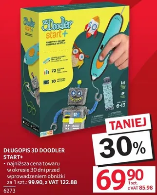 Długopis 3D DOODLER promocja w Selgros