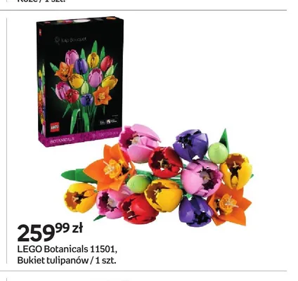 Klocki LEGO Botanicals 11501 Bukiet tulipanów promocja w Empik