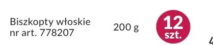 Biszkopty włoskie promocja w Makro