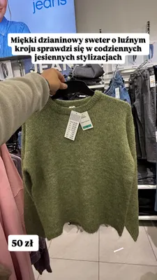 Sweter dzianinowy damski Pepco promocja w Pepco