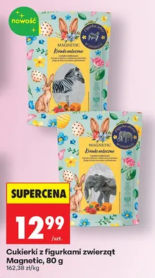 Cukierki z figurkami zwierząt promocja w Biedronka