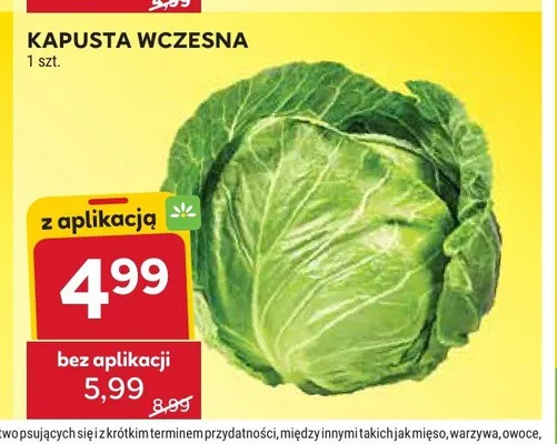 Kapusta wczesna promocja w Stokrotka