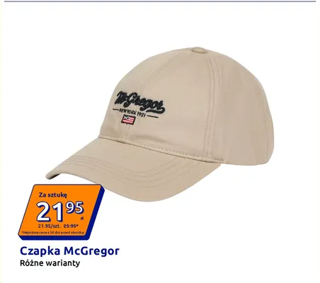 Czapka z daszkiem McGregor promocja w Action