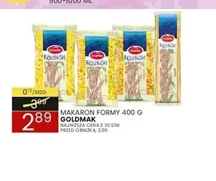 Makaron Formy Goldmak promocja w Wafelek