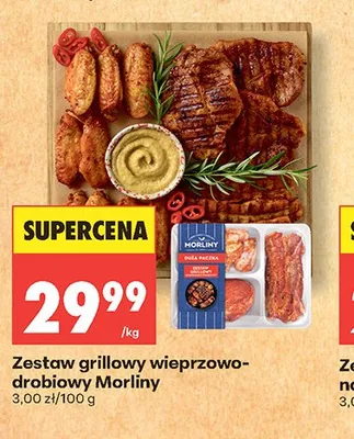 Zestaw grillowy wieprzowo-drobiowy Morliny promocja w Biedronka